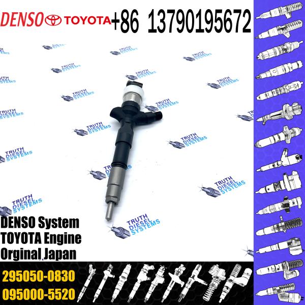 New Diesel Fuel Injector 295050-0830 For Toyota Dyna 1KD-FTV 23670-39395 23670