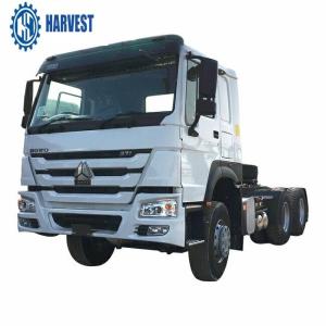 Wholesale Radial 12.00R20 Tyres 6x4 HOWO Fuel Tank 400L RHD Prime Mover Truck from china suppliers