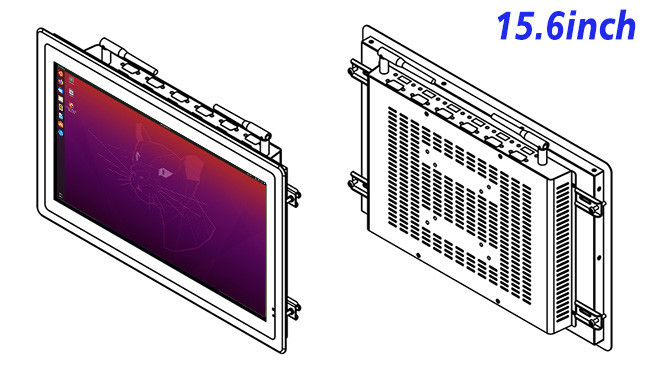 15.6-Inch Precision Linux Display for Factory Automation and Logistics Monitoring