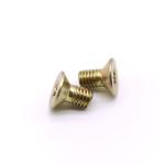 Yellow Zinc Type Z Steel Machine Screws Stainless Steel Flat Head Phillips