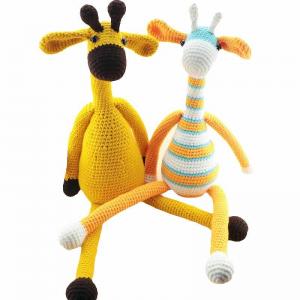 China Handmade Crochet Doll Knitting Baby Giraffe Customized Wholesale on sale
