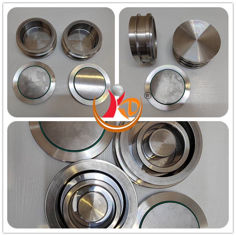 50ml Tungsten Carbide TC Milling Jar with grinding mortar for retsch ball mill
