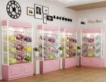 Colorful Underwear Clothing Display Racks With Cabinet 1200*400*2000mm