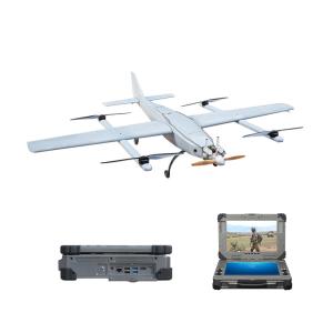 Wholesale 300min Load 4KG Pod 4.6m Wing Length UAV Mapping Inspection Drone VTOL HX4HFW325 from china suppliers