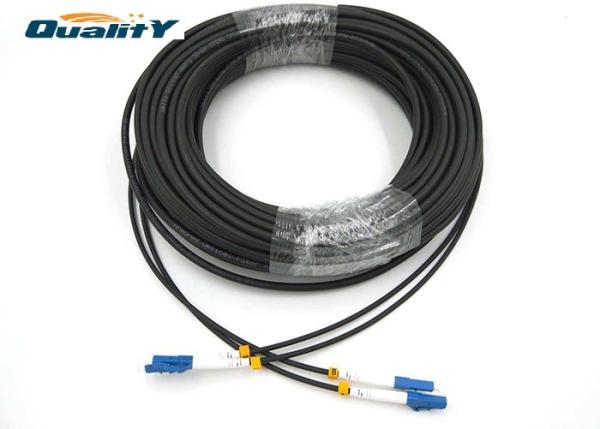 Customized LC UPC Simplex Armoured / Fiber Optic JumperOptical Fiber Cable /