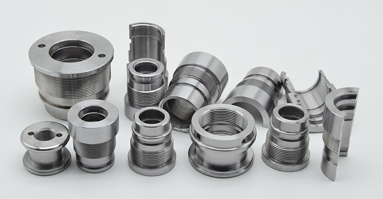 Small CNC Machining Hydraulic Cylinder Parts / Hydraulic Cylinder Parts Steel Glands