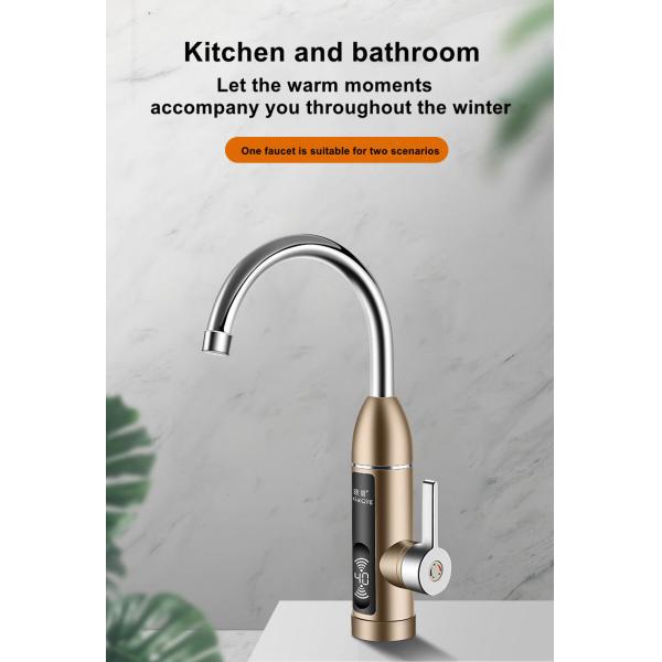 3kw IPX4 Kitchen Instant Hot Water Tap For Bathroom Sink