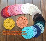 Cotton Vintage Doily Patterns Colored Crochet Doilies Placemats for Wedding