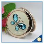 Shinny Gifts Fashionable Fancy Butterfly Design Folding Double Sides Metal
