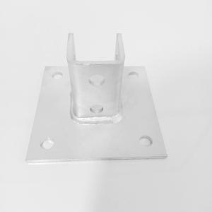 Wholesale HDG SS304 Channel Strut Fittings Steel EMT Conduit Hangers Pipe Saddle Clamp from china suppliers