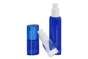 China 15ml 30ml 50ml Oval Shape Airless Pump Bottles High Transparent PETG Material on sale