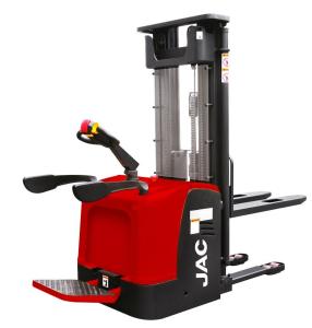 Wholesale People Standing On Electric Stacker Truck Lifting Height 2.5m - 5.6m from china suppliers
