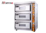 Big Capacity Pizza Oven Three Layer Electric 380v Stainless Steel