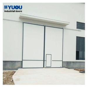 Wholesale Sandwich Panel Warehouse Industrial Sliding Door Automatic Metal 50mm Panel 220V from china suppliers