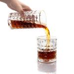 350ml Hobnail Bulk Stemless Wine Glasses Mugs For Juice Beer Drinking
