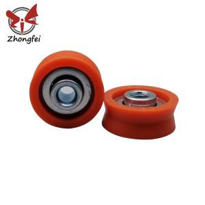 China Sliding POM Nylon Garage Door Roller Bearing 3 Inch Rustproof on sale