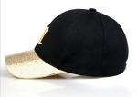 5 Panels Adult Cotton Baseball Cap / Adjustable Twill Sandwich Embroidery Golf