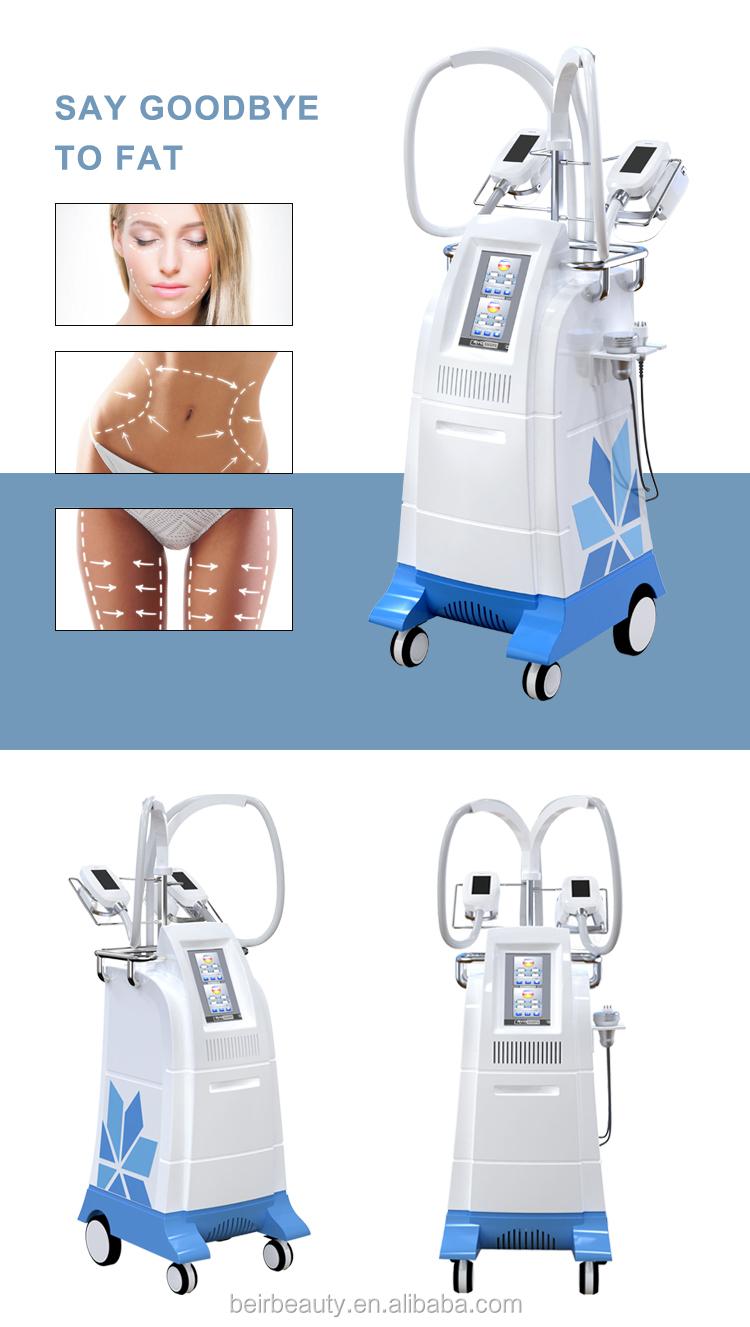 Multifunctional Vacuum Cavitation System With 4 Cryo Handles RF Fat Burning Machine