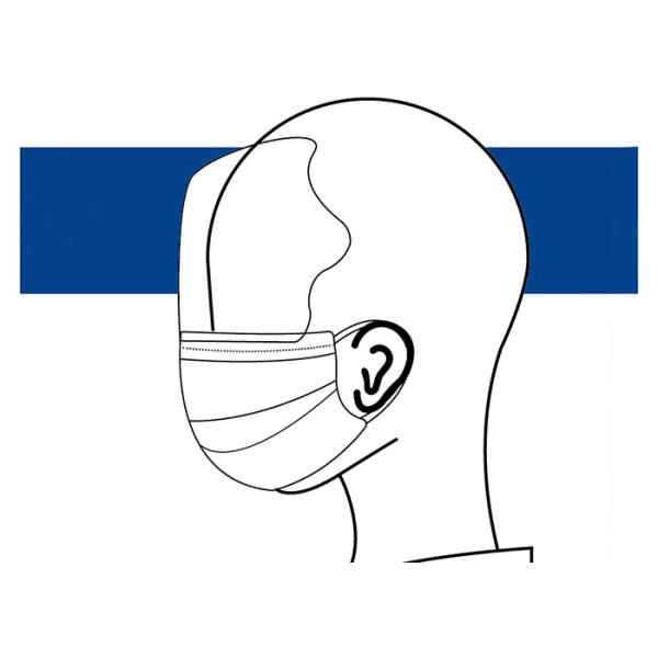 Plastic Transparent Double Sides Anti Oil Splash Anti Fog Face Shield Portable