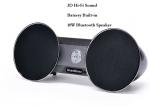 Outdoor / Indoor Portable Stereo Bluetooth Speakers With FM Radio SD Card Slot