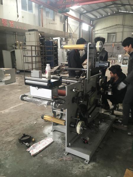Auto Roll Blank Adhesive Label Sticker Slitter Rewinder Machine 420fq Transparen