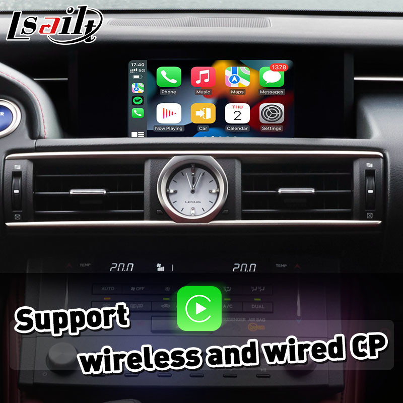 CP AA Wireless Carplay Interface for Lexus RCF RC300 RC200t RC300h RC350 RC Knob Control 2014-2018