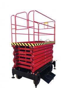 1.5Kw 9 Meters Hydraulic Mobile Boom Lift for Painting, Cleaning