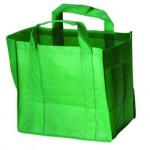 Custom Printed Promotional Carrier Bags Shopping Totes in Green /, Purple /