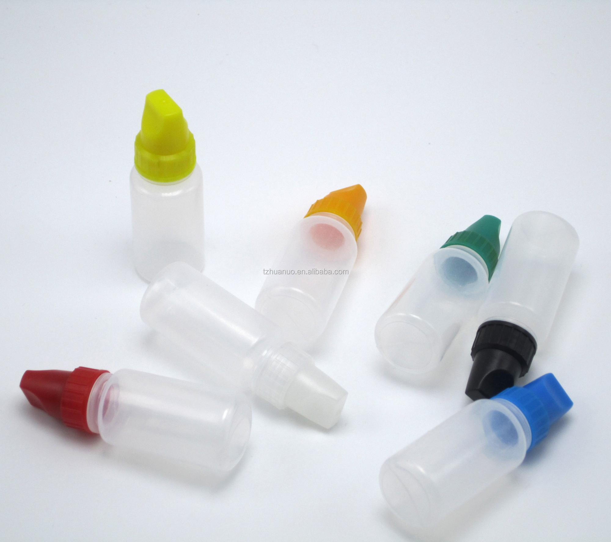 Custom Labeled 12ml LDPE Squeeze Eye Dropper Bottles for Pharmaceutical at GMP Company