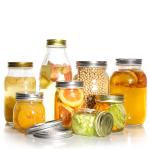 Restaurant Kitchen Bar Pint Glass Wide Mouth Glass Mason Canning Jar for Canning