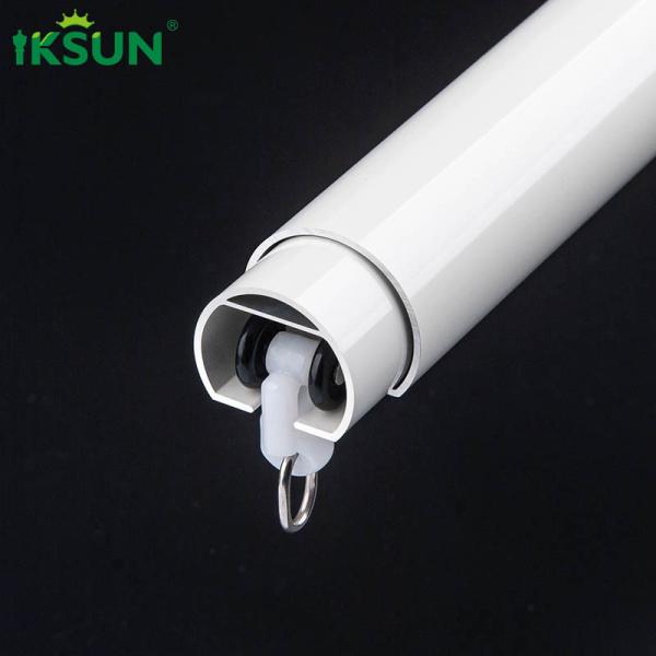 28" - 55" Pipe Drapery Metal Adjustable Curtain Rod Telescopic Tension Curtain Pole