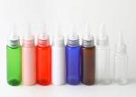 Colorful Plastic Water Bottles , PET PP 30ml Small Plastic Bottles With Lids