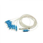 SC / ST / FC Coupler Fiber Optic Splitter Single Mode PLC Internet Application