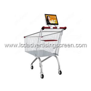 Wholesale USB / SD Indoor Digital Signage Displays 10.1'' Supermarket Trolley Cart from china suppliers