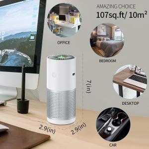 Wholesale PM 2.5 Desktop Car Air Purifier HEPA Filter AP02 Bedroom Air Cleaner from china suppliers