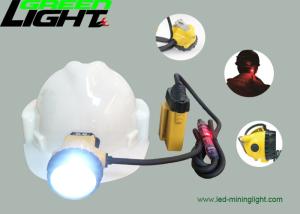 Wholesale 25000lux LED Mining Light High Beam 10.4Ah Capacity With Cable Flashing Light from china suppliers