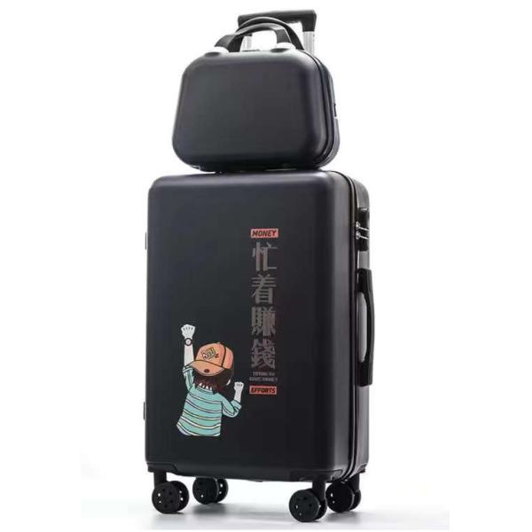 Custom Made Hotel Luggage Trolley Handle Travel Bags Car Luggage And UV Printing Suitcase