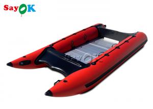 China 13.5ft 410cm Catamaran Racing High Speed Boat Pvc Tube 6 Persons on sale