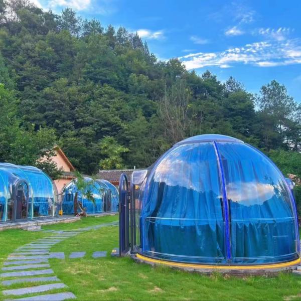 Fashionable PC Tough Dome Tent Outdoor Star Cabin Bubble Tent for Restaurant