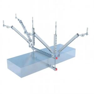 Wholesale ISO9001 Earthquake Seismic Brace Bracket Galvanized Seismic Brace For Corrosion Resistance from china suppliers
