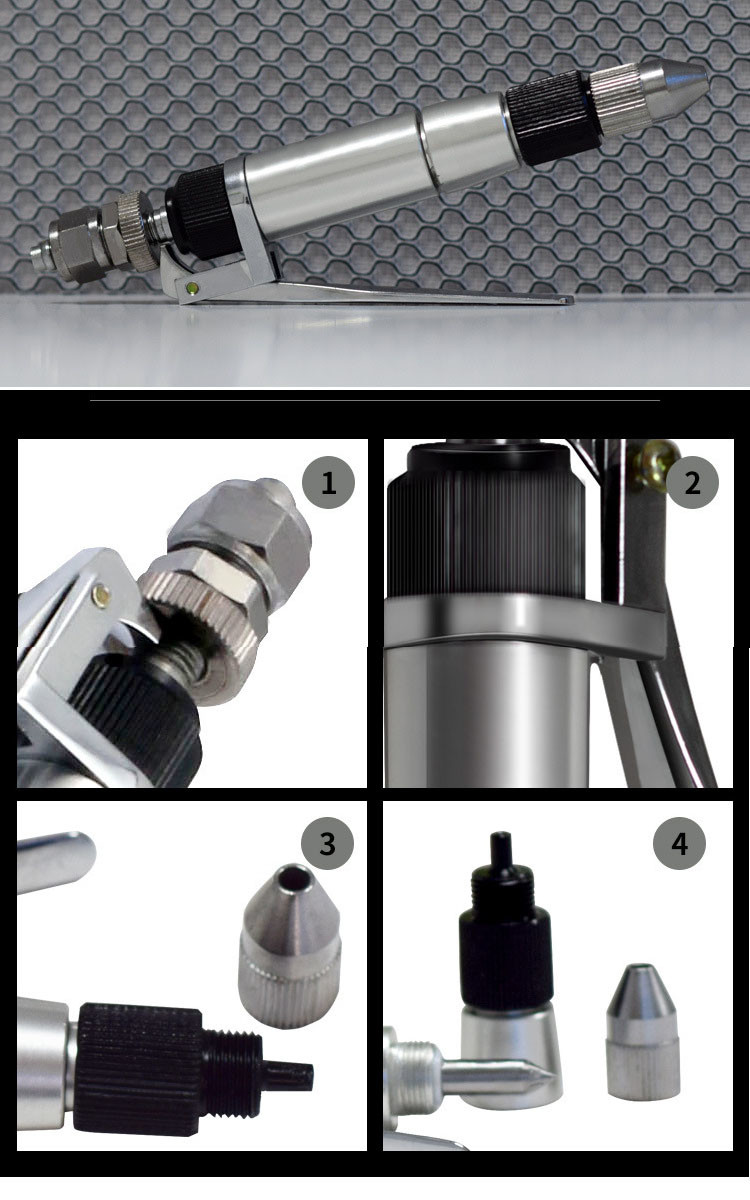 Light Duty Manual Rubber Glue Valve 138mm Length Stable Performance