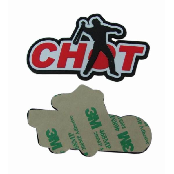 Embossed Debossed Morale PVC Patch 3D Pantone Color PVC Rubber Patch