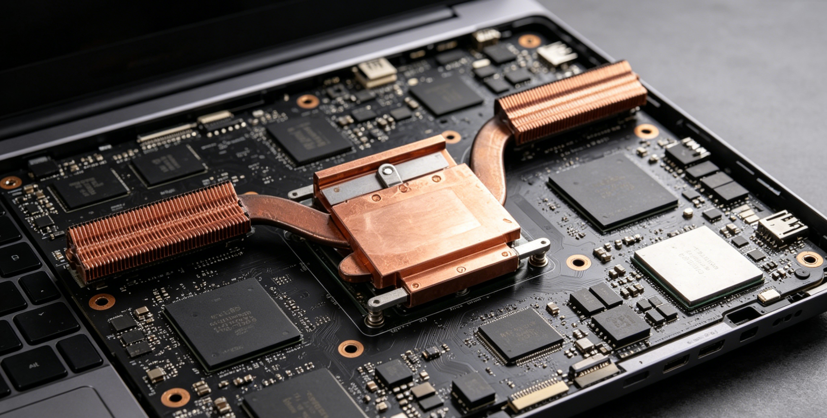Laptop Copper Heatsink Ultra Thin Heat Pipe Cooling Module CPU GPU Passive Radiator Custom