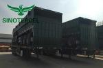 3 Axles Sidewall Semi Trailer 30-60Tons 40ft Shipping Container Trailer