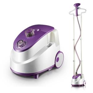 Wholesale Double Poles Wrinkle Remover Clothes Steamer Purple Color With 2.4 L Water Tank from china suppliers