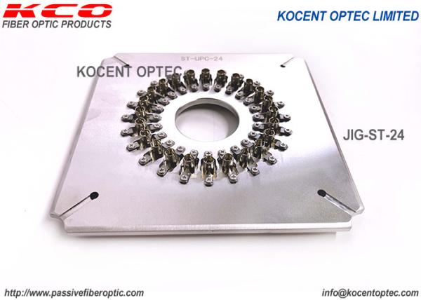 ST PC Optical Fiber Connector Grinding Jig / Fiber Optic Connector Polishing