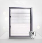 Plantation PVC Louver Window Shutters PVC Plastic Blade