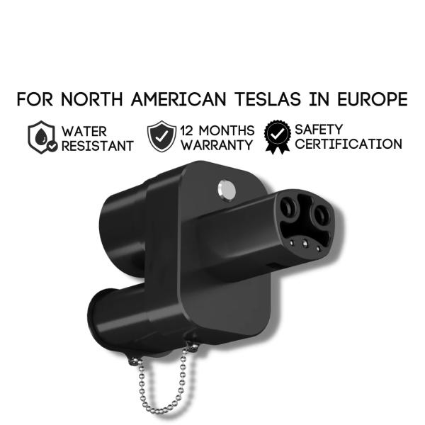 250A CCS 2 To Tesla EVSE Adaptor Electric Vehicle Charger CCS2 To Tesla Charging Connector