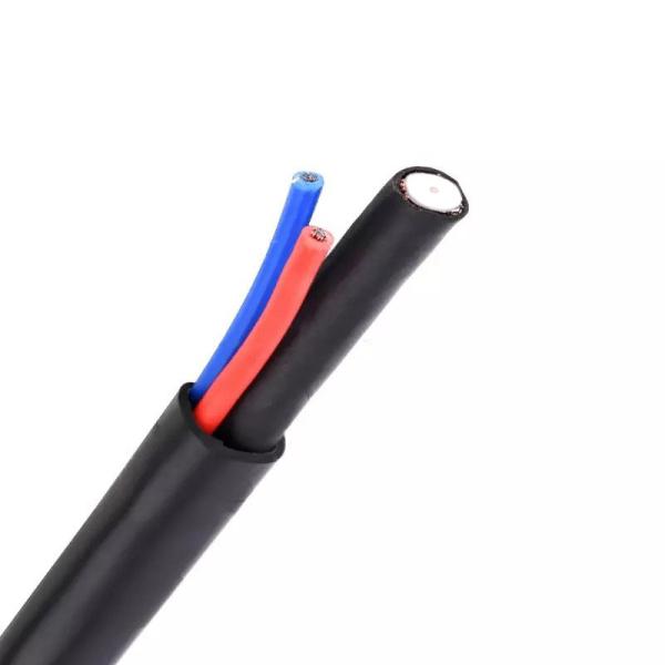 HD60+2×0.75 CCTV 95% Braided HD60 cctv Siamese Cable for Security security