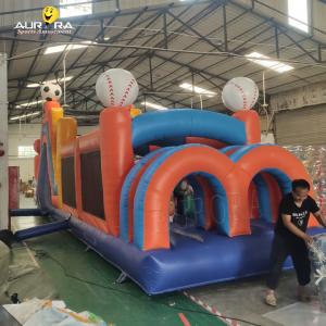 Wholesale PVC Tarpaulin Inflatable Obstacle Course Customized Outdoor Play Obstacle Course from china suppliers
